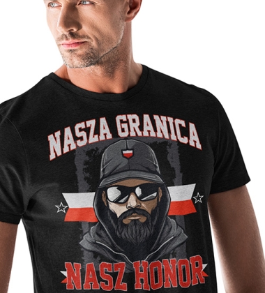 KOSZULKA PATRIOTYCZNI Nasza Granica KOSZULKA PATRIOTYCZNI Nasza Granica